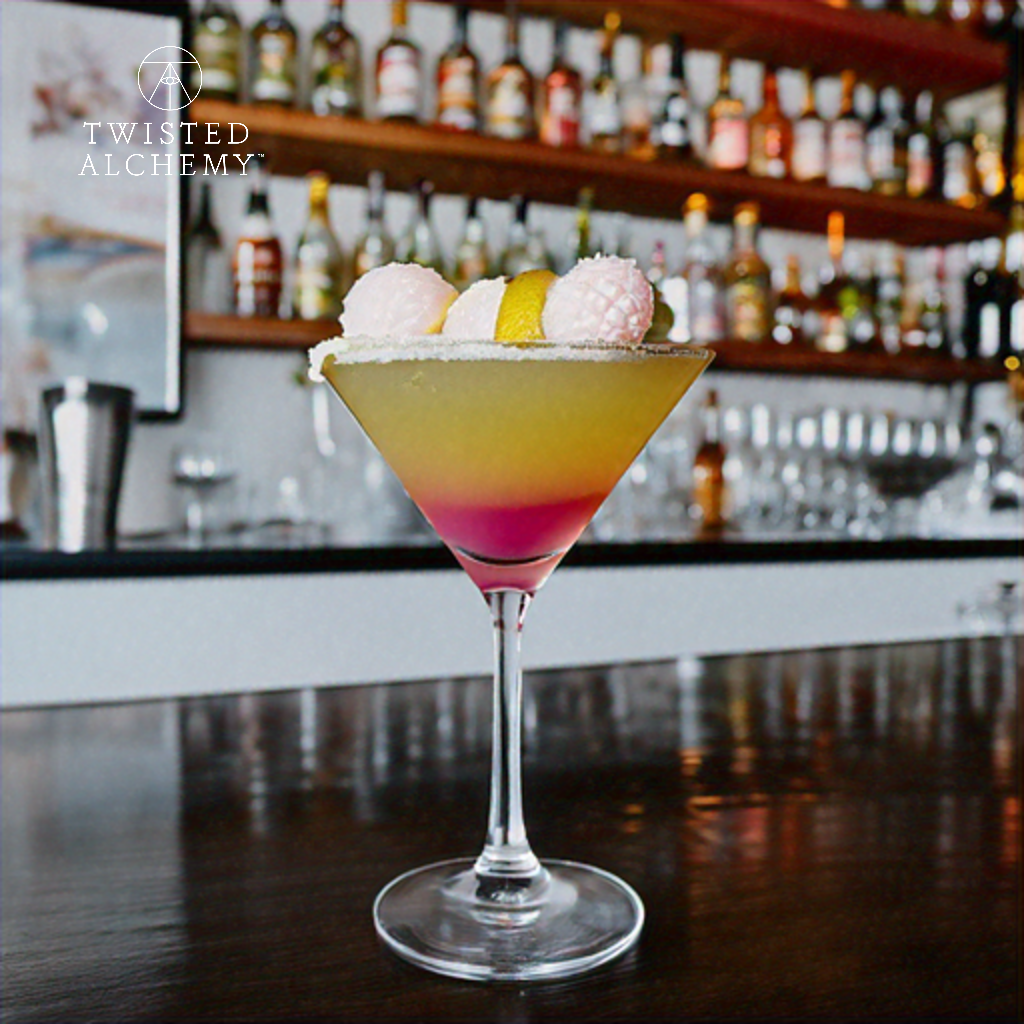 Twisted Lychee Blossom Martini