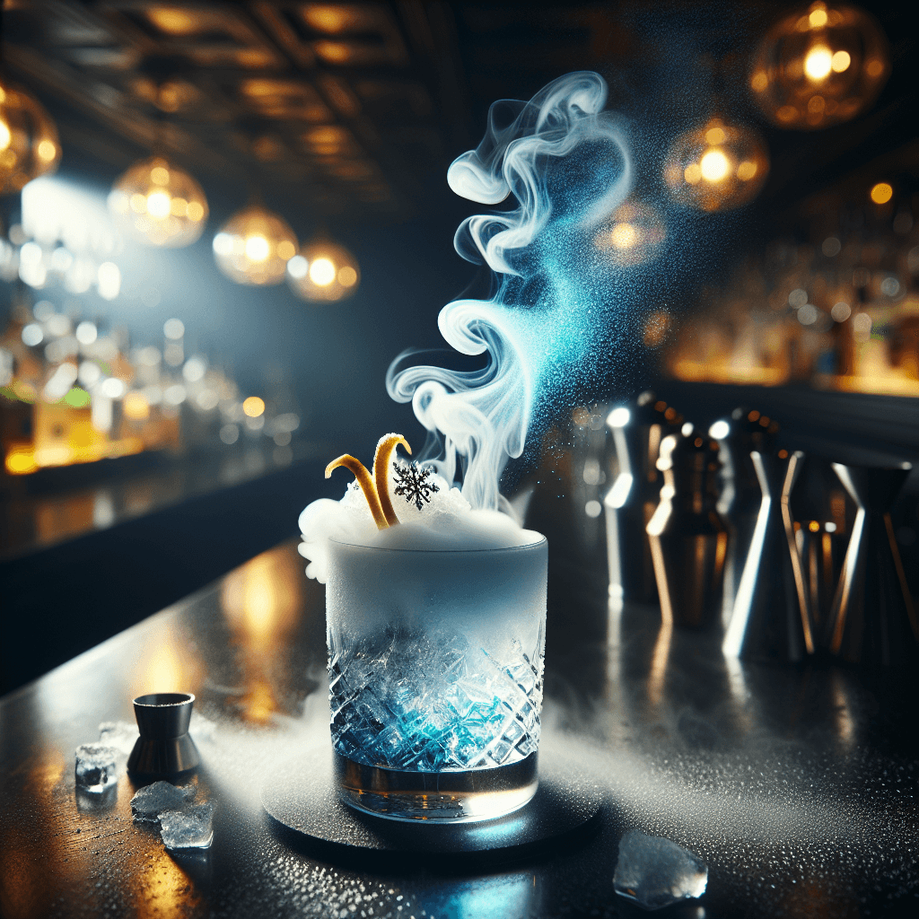 Arctic Blue Martini