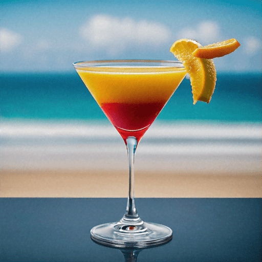 Banana Sunset Martini