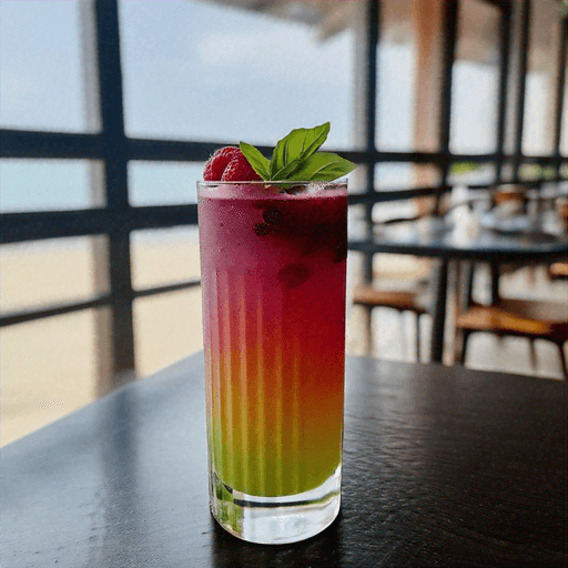 Basil and Berry Oasis