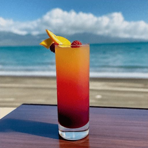 Berry Sunrise Mocktail