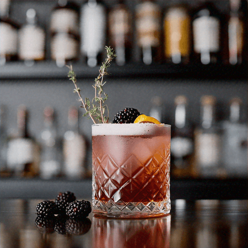 Blackberry Thyme Bourbon Elegance