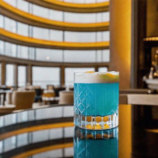 Blue Whisky Sour