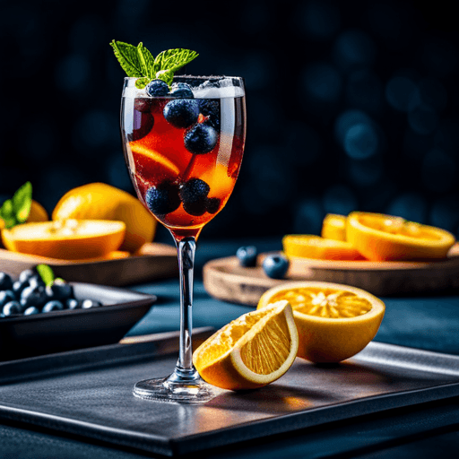 Blueberry Basil Spritz