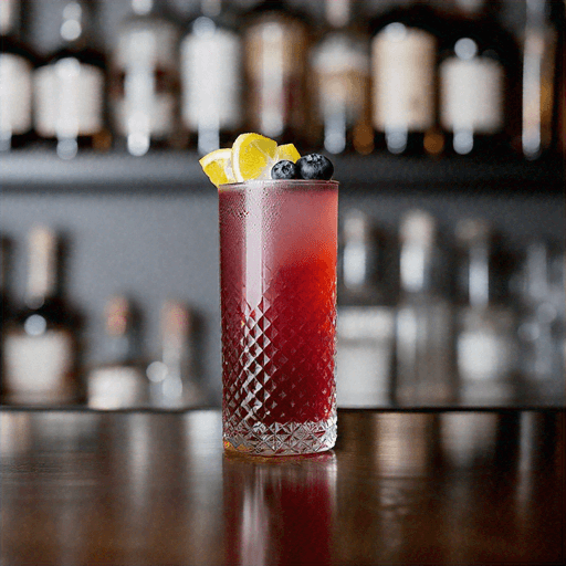 Blueberry Bourbon Bramble