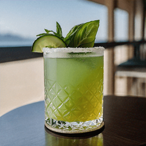 Botanical Basil Cucumber Margarita