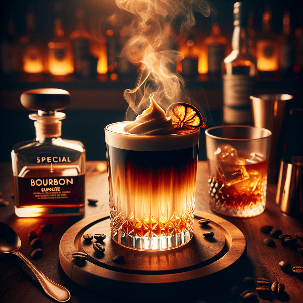 Bourbon Sunrise Latte