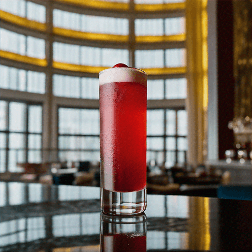 Cherry Velvet Fizz