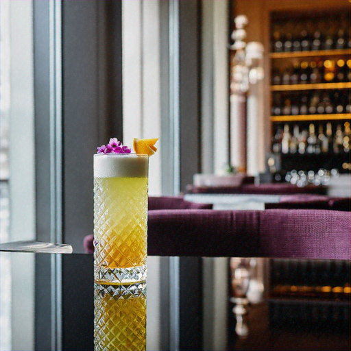 Cocktail avec Fleur d’Acacia Fraîche