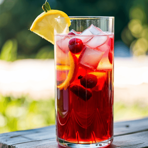 Cranberry Zen Gin Fizz