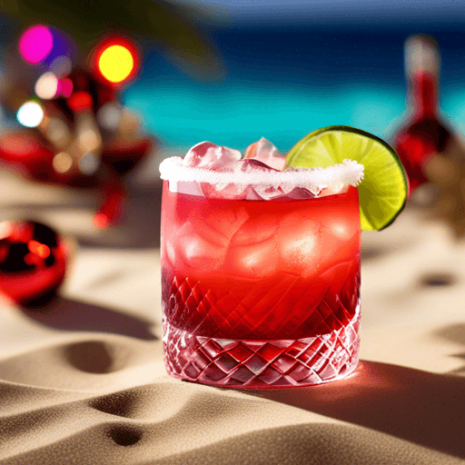 Crimson Yuletide Margarita