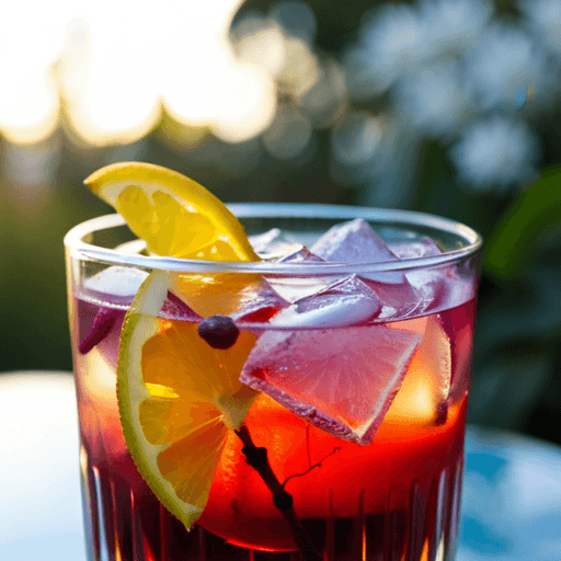 Elderberry Sunset Gin & Tonic