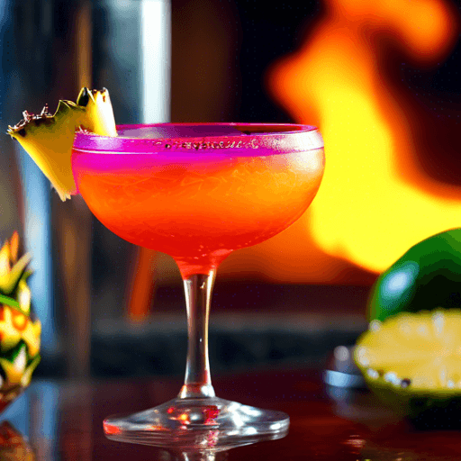 Fire & Pineapple Blaze Margarita