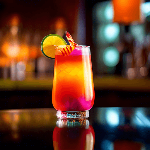 Ginger Sunset Mocktail