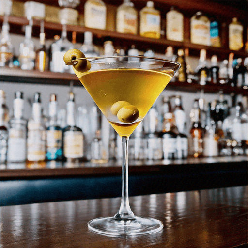 Golden Olive Martini