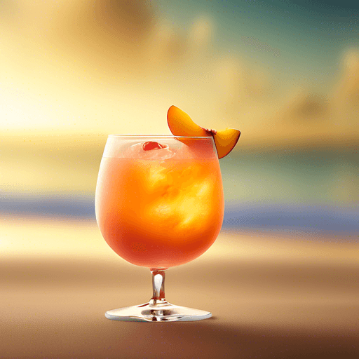 Golden Peach Fizz