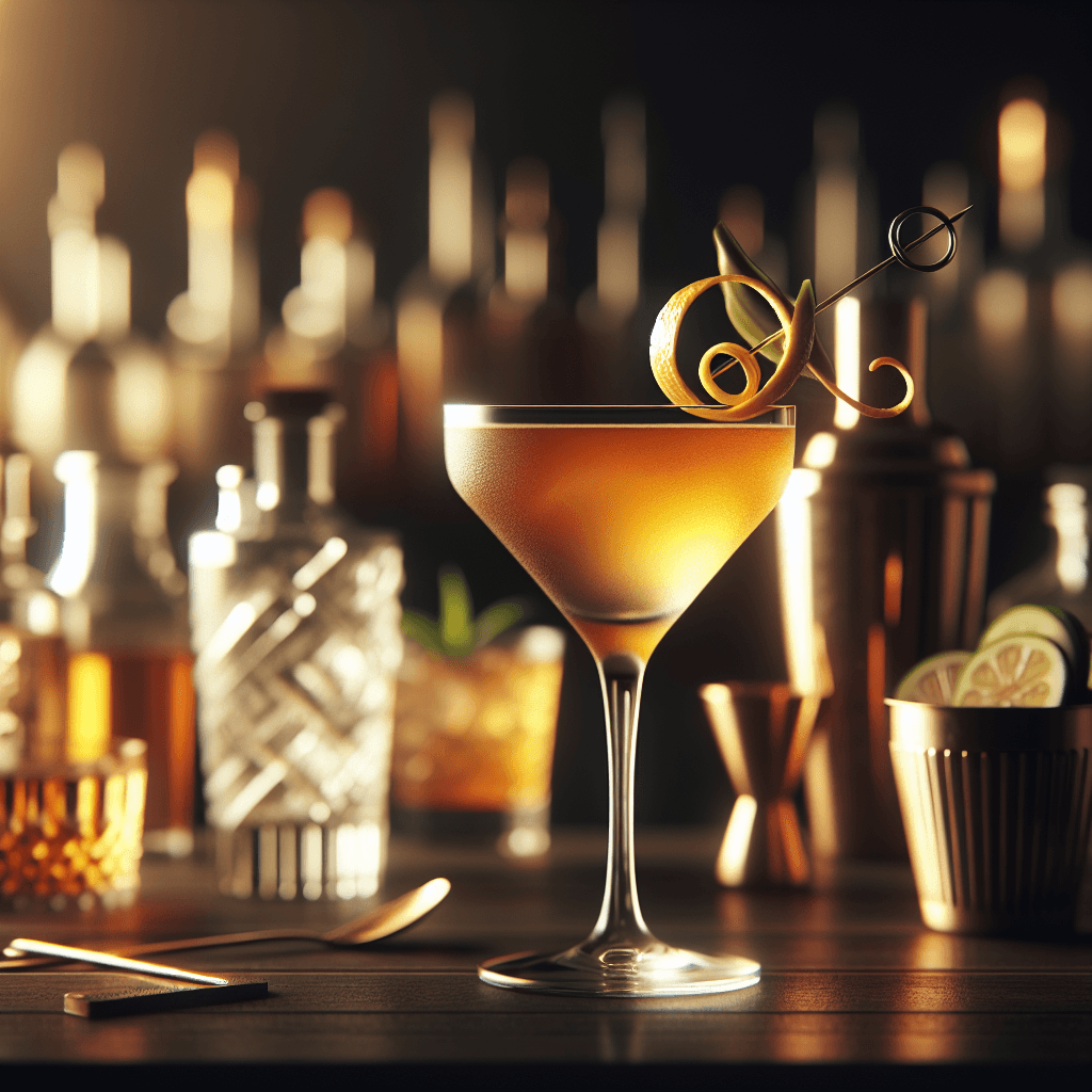 Golden Twist Martini