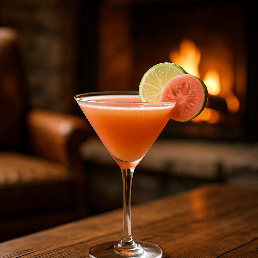 Guava Sunset Martini
