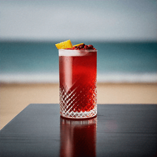 Inferno Crimson Cocktail