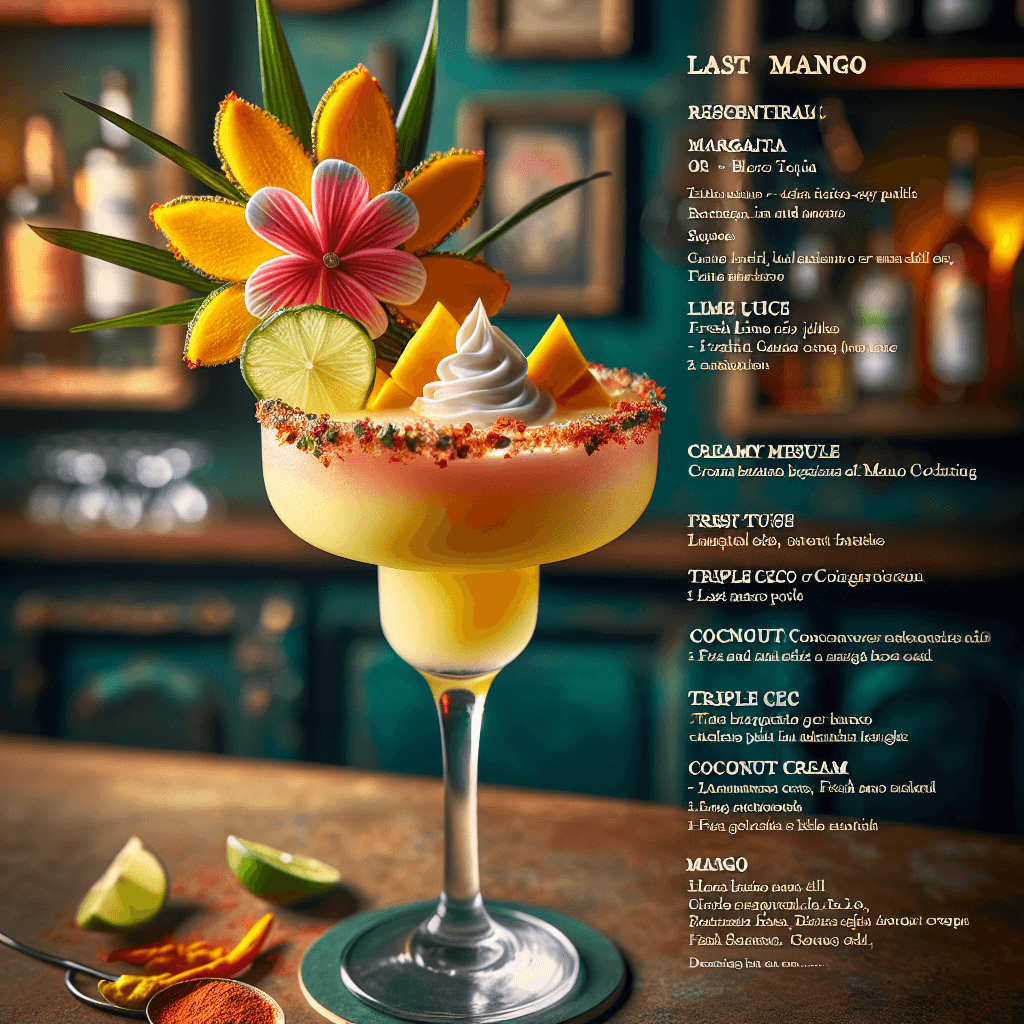 Last Mango in Margaritaville, Tropical mango margarita inspired by ...