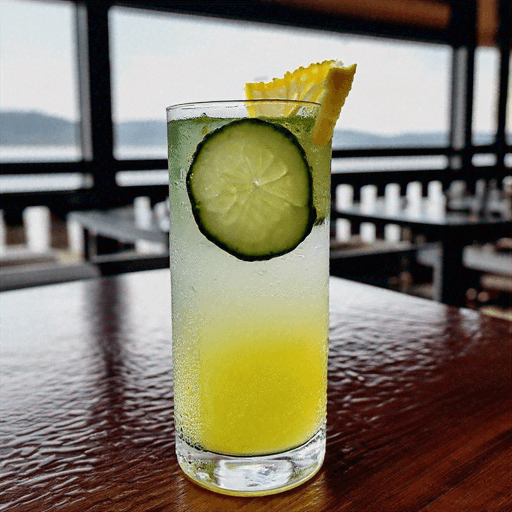 Limoncello Cucumber Sparkler