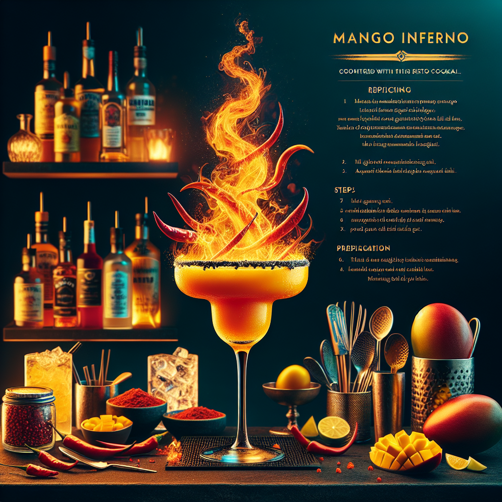 Mango Inferno Cocktail