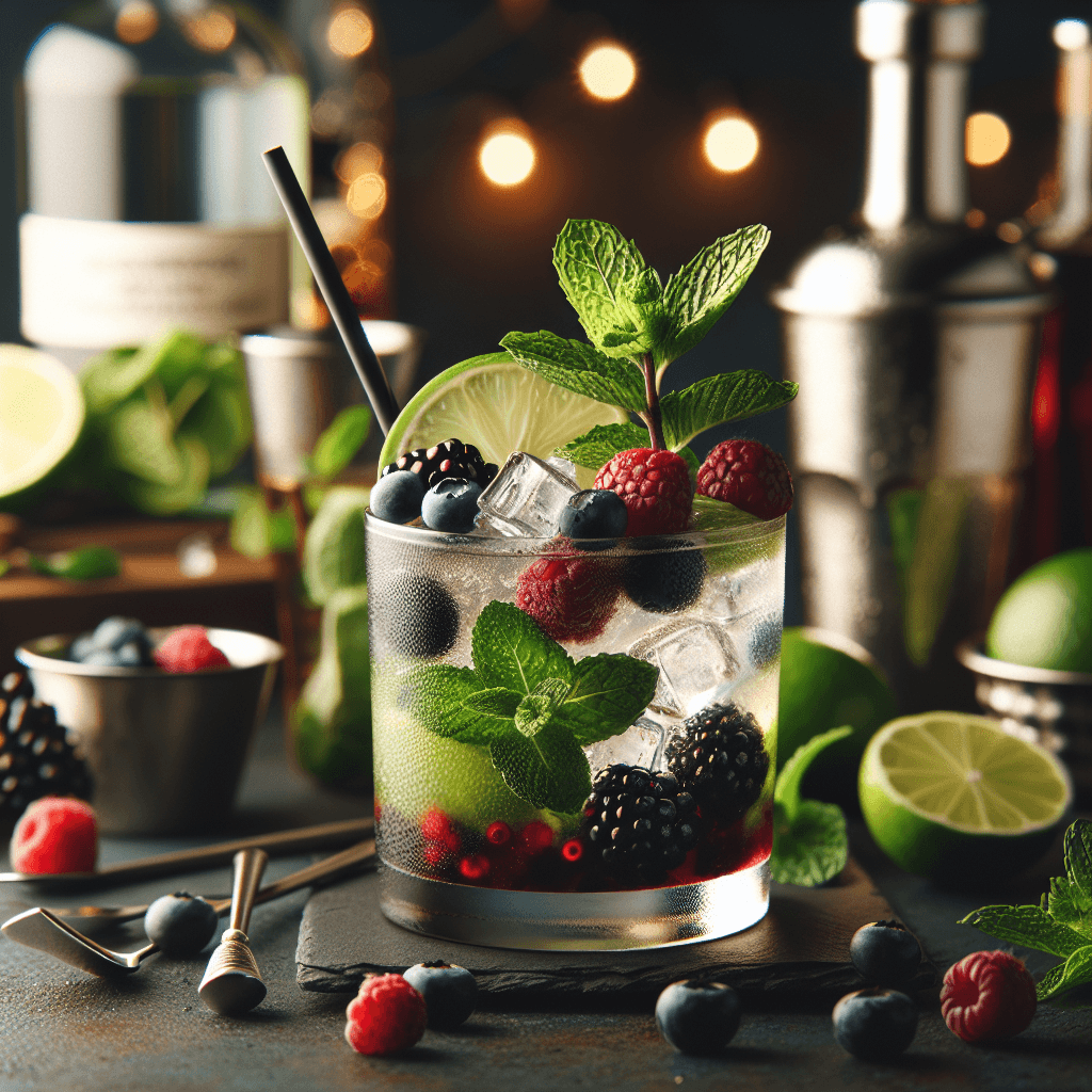 Maple Berry Virgin Mojito