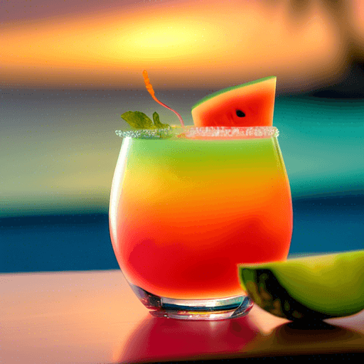 Melon Sunset Sipper