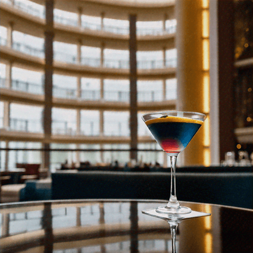 Midnight Bloom Martini