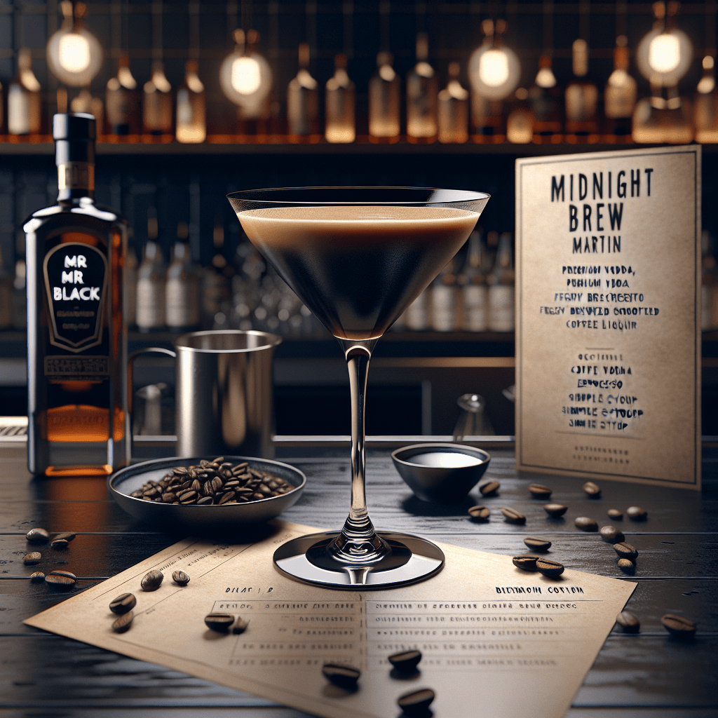 Midnight Brew Martini