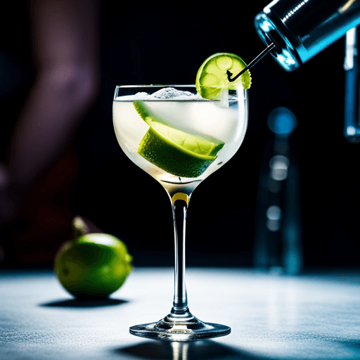 Minty Lime Gimlet with a Twist