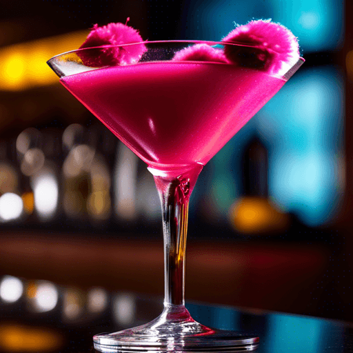 Passionate Raspberry Pom-Tini