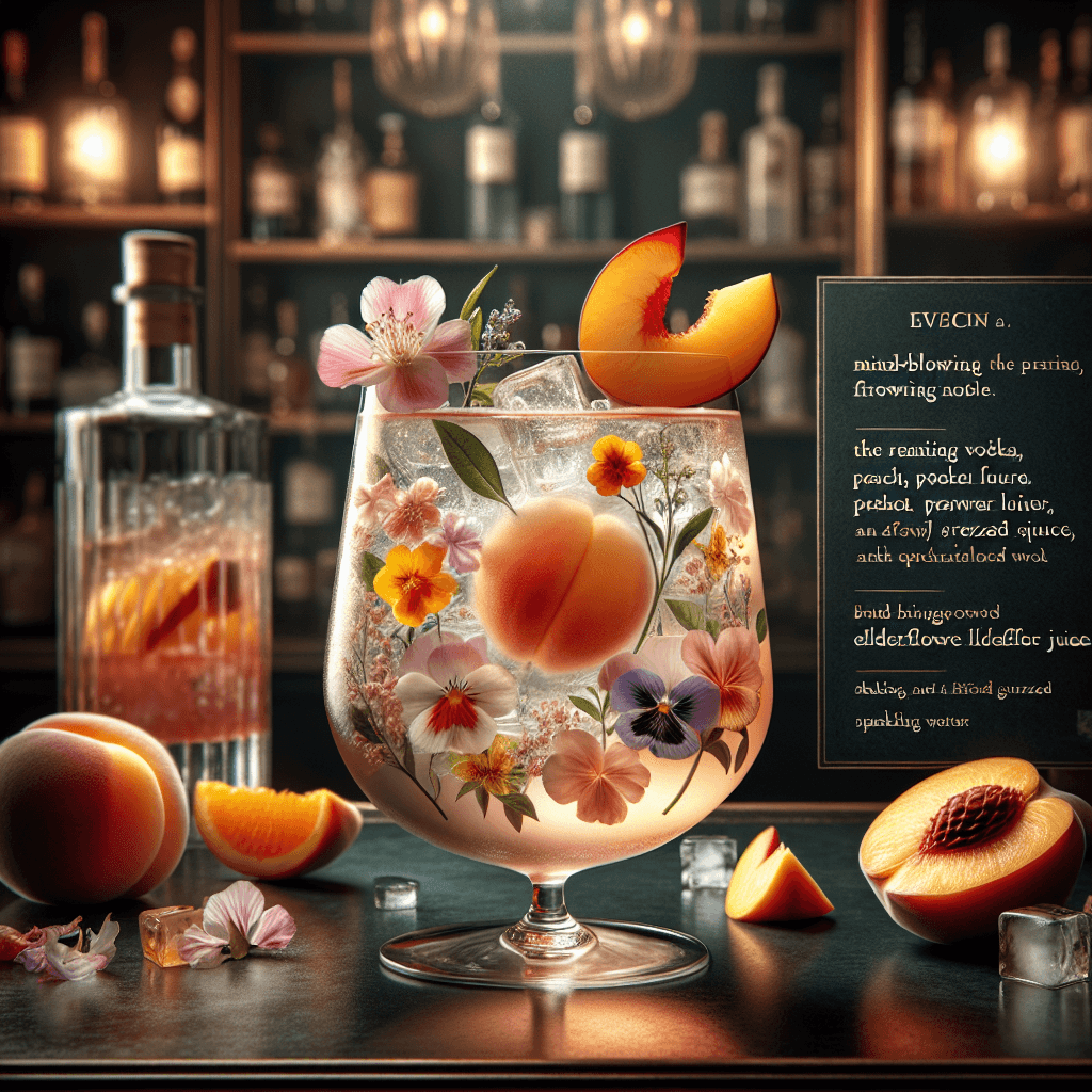 Peach Orange Blossom Spring Spritz