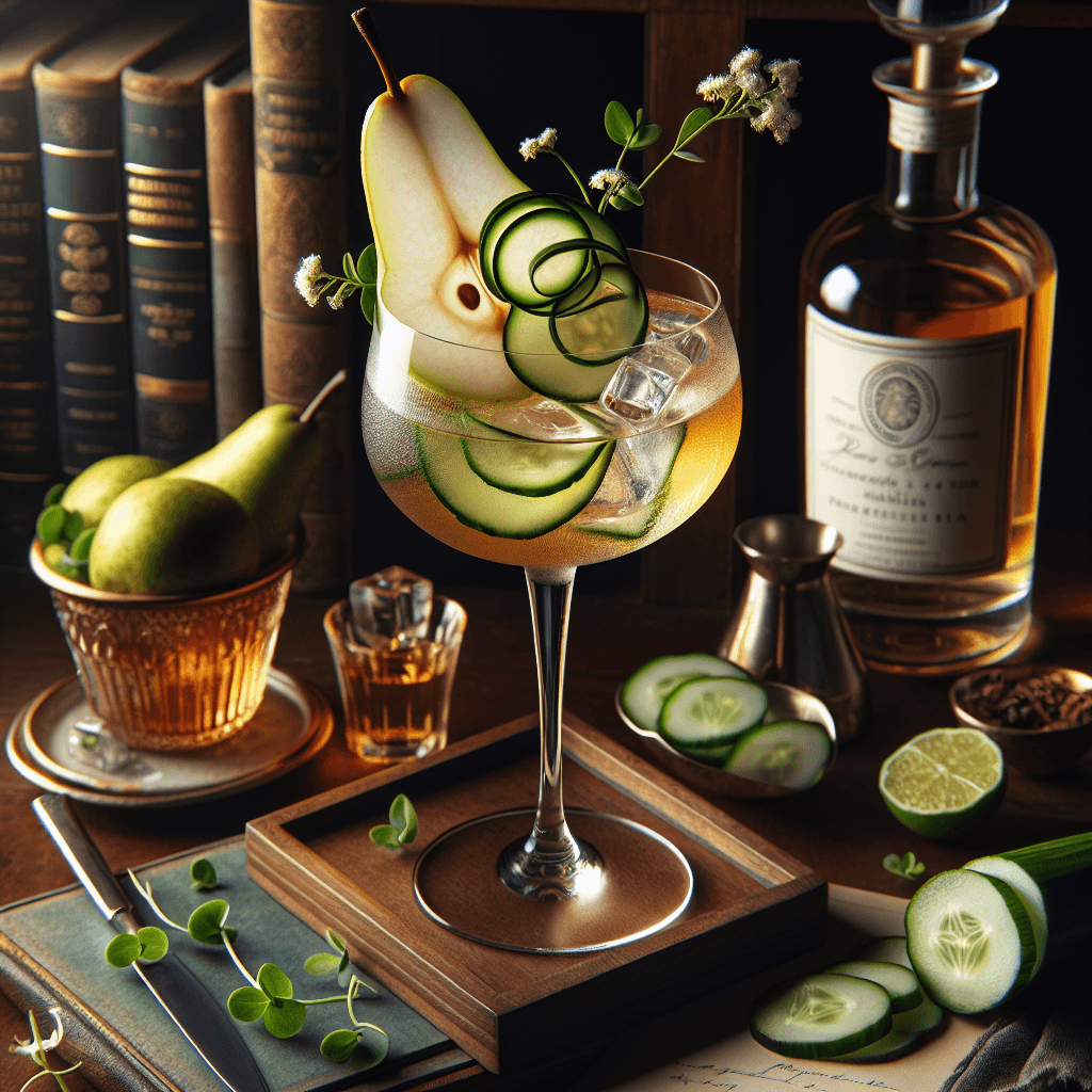 Pear & Cucumber Tequila Elixir