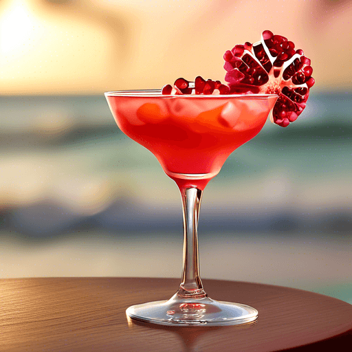 Pomegranate Blossom Martini