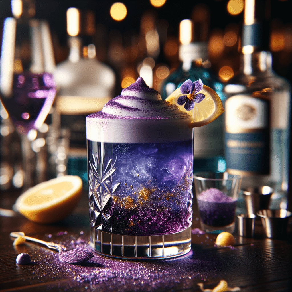 Purple Ocean Cocktail