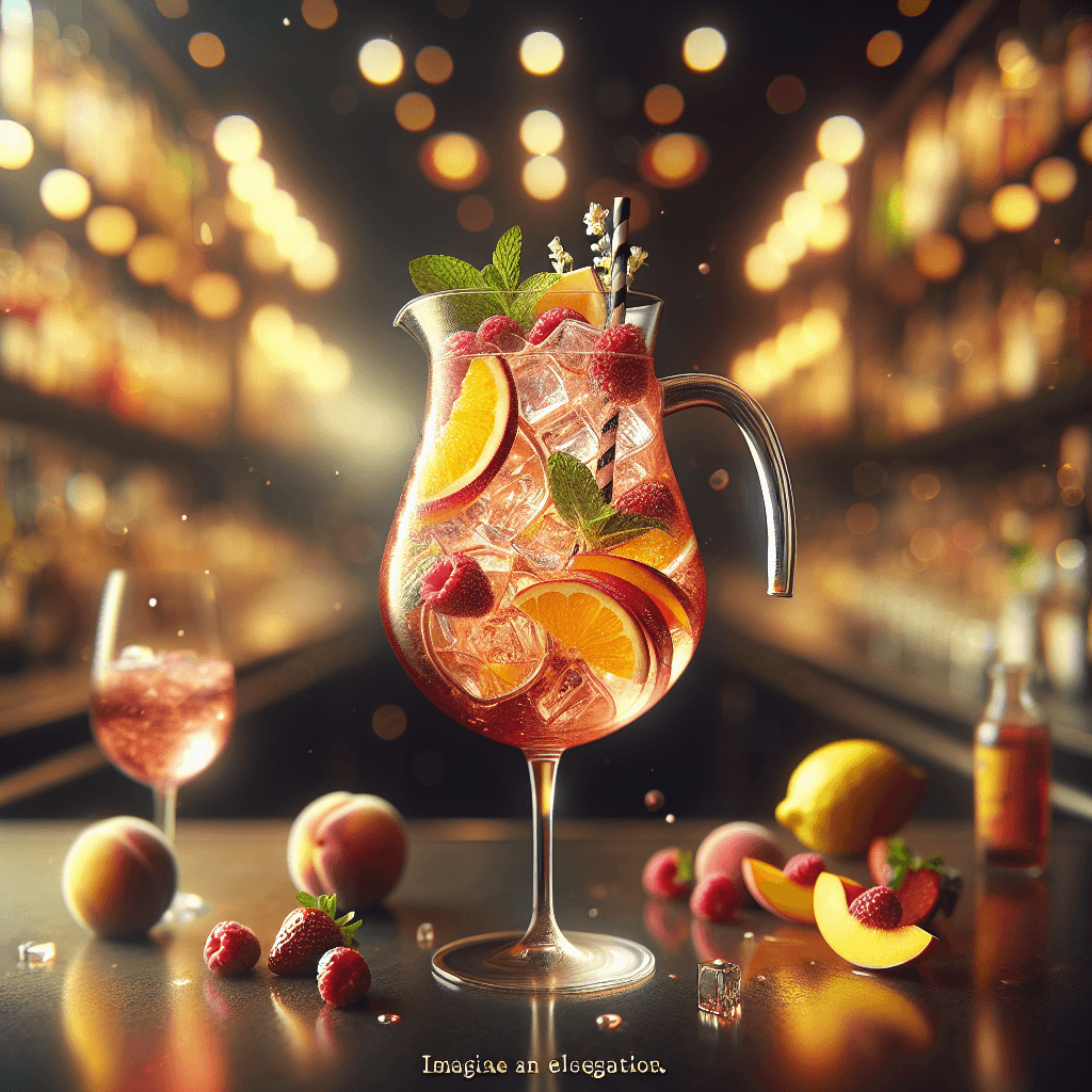 Rose’ Peach Sangria