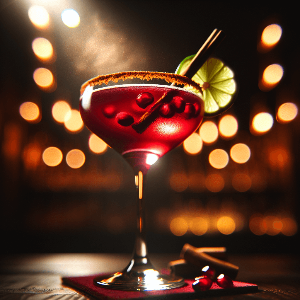 Scarlet Twilight Martini