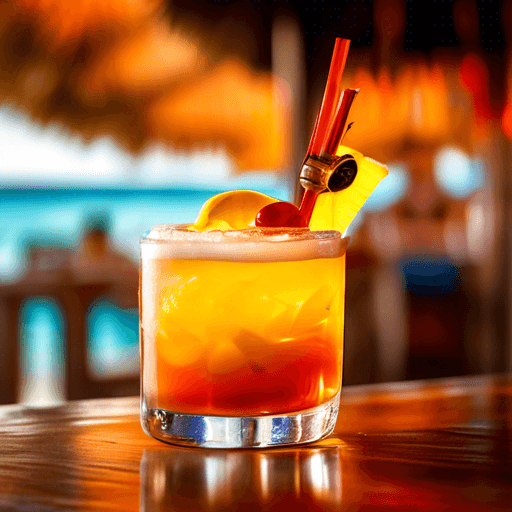 Spiced Tropical Whiskey Sour