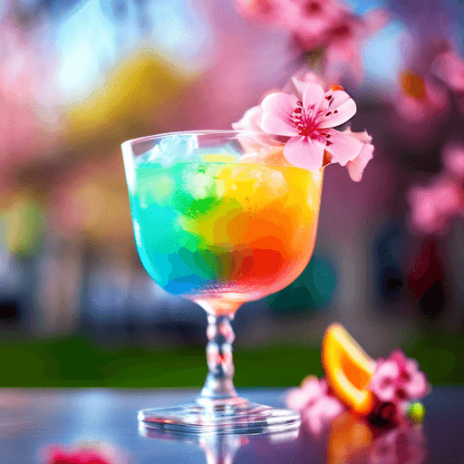 Spring Blossom Fizz