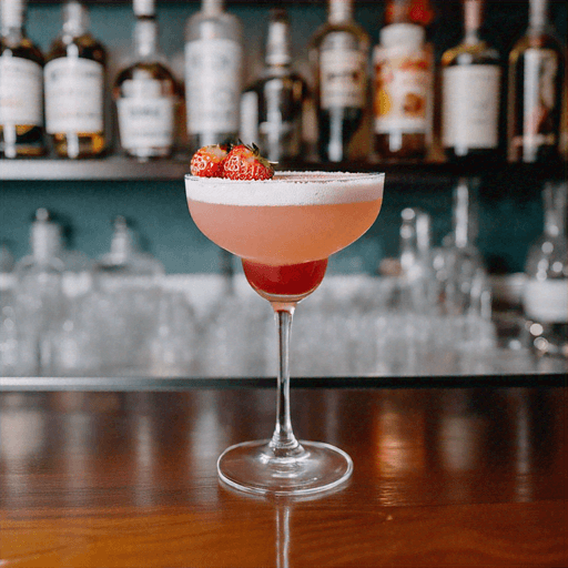 Strawberry Cream Tequila Martini