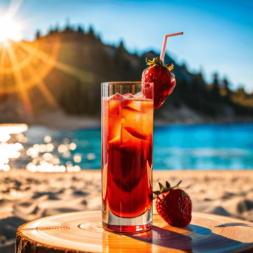 Strawberry Rusk Fizz