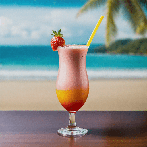 Strawberry Sunset Colada