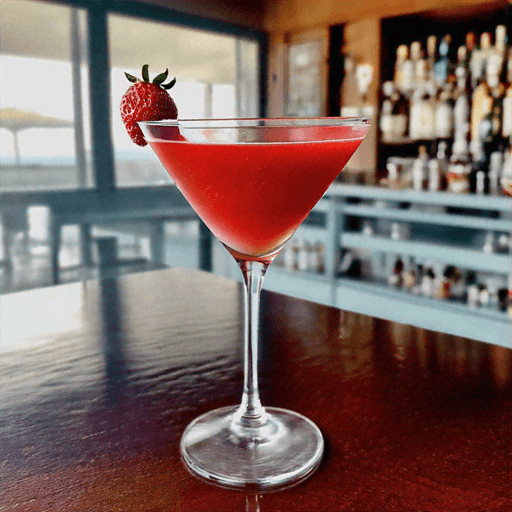 Strawberry Twilight Martini