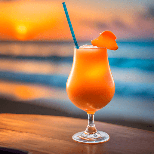 Sunset Apricot Fizz