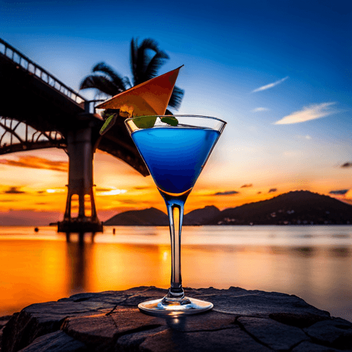 Tropic Twilight Martini