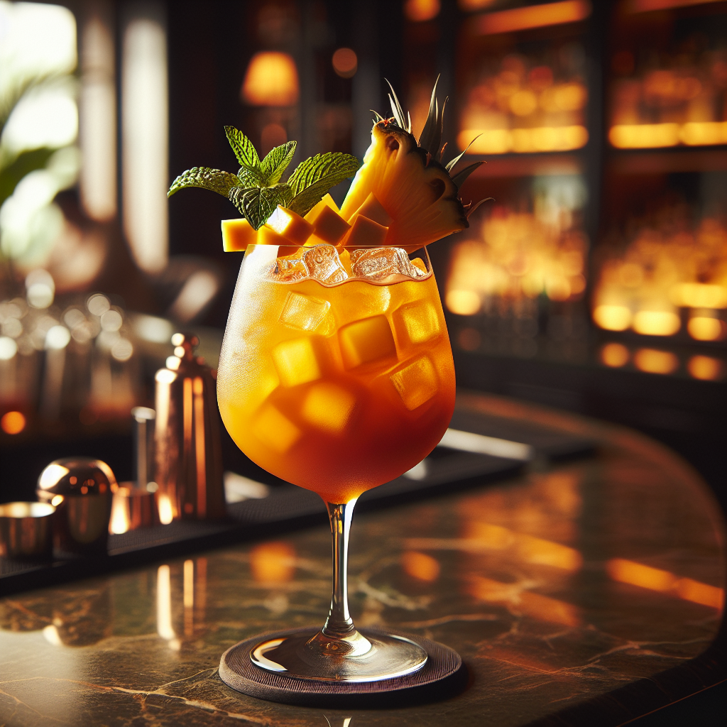 Tropical Sunrise Mocktail