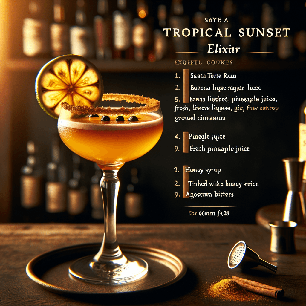 Tropical Sunset Elixir