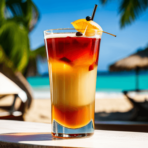 Tropical Sunset Mai Tai