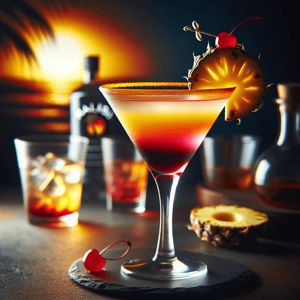 Tropical Sunset Martini